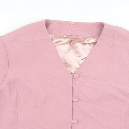 Berkertex Womens Pink   Jacket Blazer Size 20