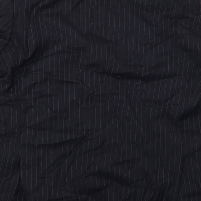 Varteks Mens Black Striped  Jacket Blazer Size 42