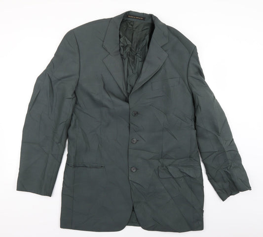 Mens UK Size 40 St Michael Regular Green Suit Jacket