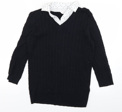 Womens UK Size 12 Julipa Blue Pullover Jumper