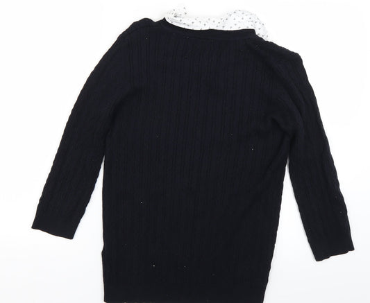 Womens UK Size 12 Julipa Blue Pullover Jumper
