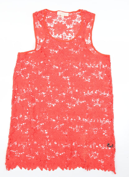 Pia Rossini Womens Red Floral  Kaftan  Size M