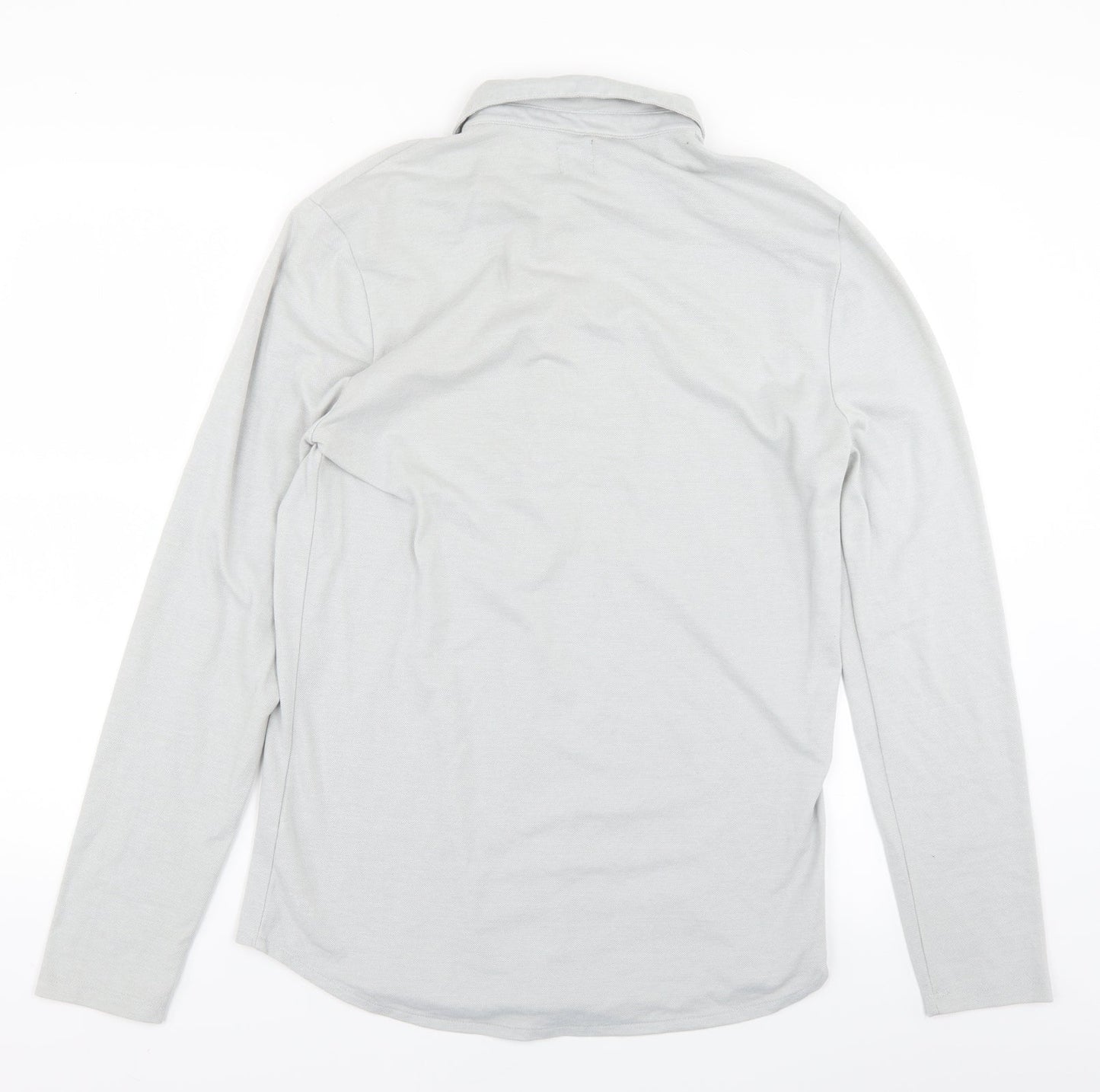 River Island Mens Grey    Button-Up Size M