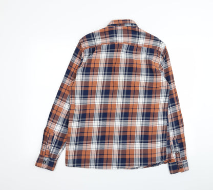 Mens UK Size M Easy Multicoloured  Button-Up Long Sleeve Casual Shirt