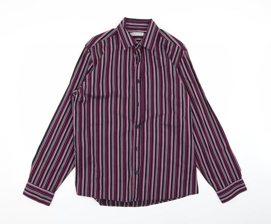 Mens UK Size M jack reid Multicoloured  Button-Up Long Sleeve Casual Shirt