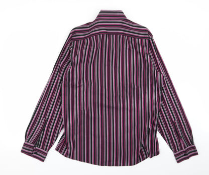 Mens UK Size M jack reid Multicoloured  Button-Up Long Sleeve Casual Shirt