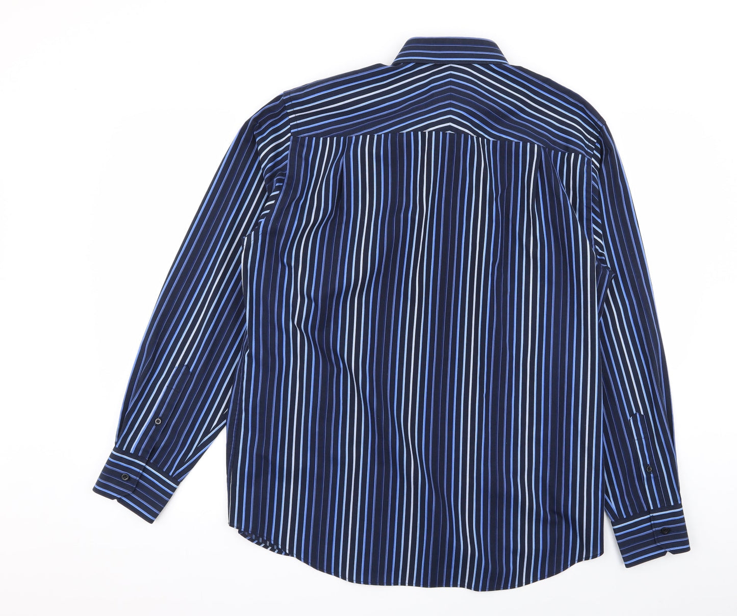 Thomas Nash Mens Multicoloured Striped   Button-Up Size M