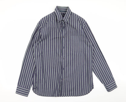 Mens UK Size M Blue Harbour Multicoloured  Button-Up Long Sleeve Casual Shirt