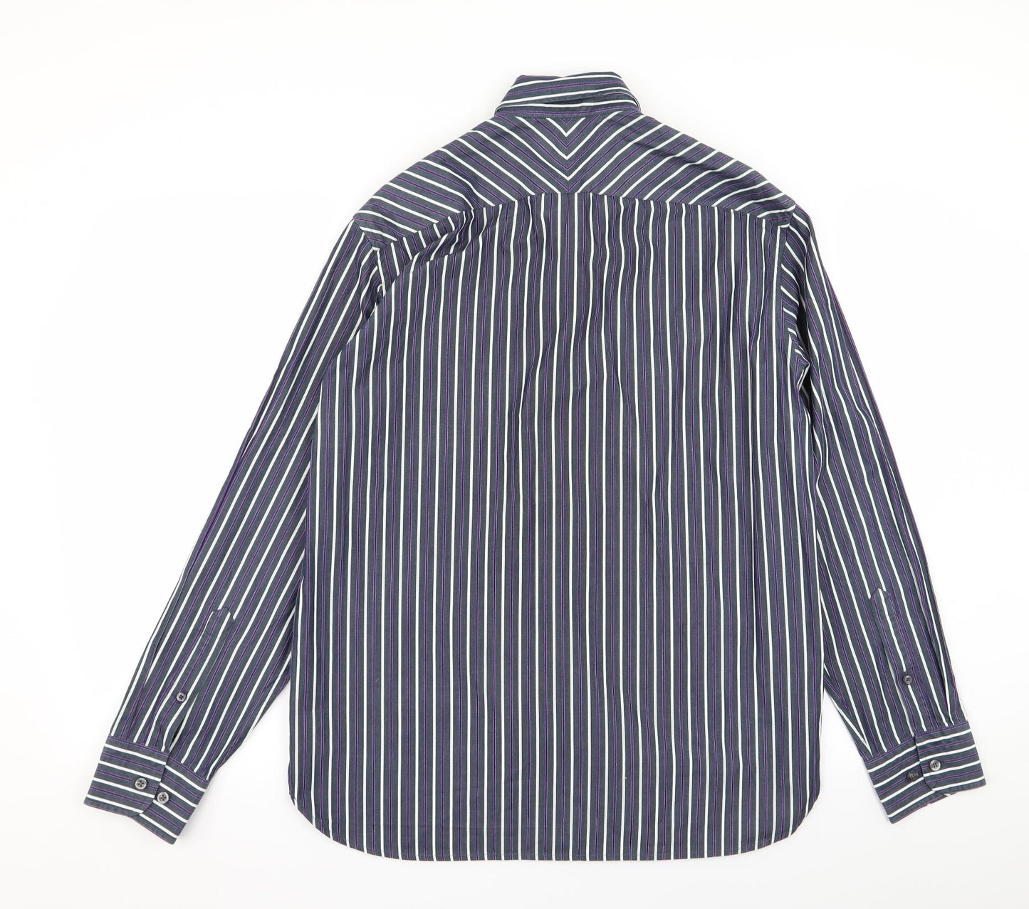 Mens UK Size M Blue Harbour Multicoloured  Button-Up Long Sleeve Casual Shirt