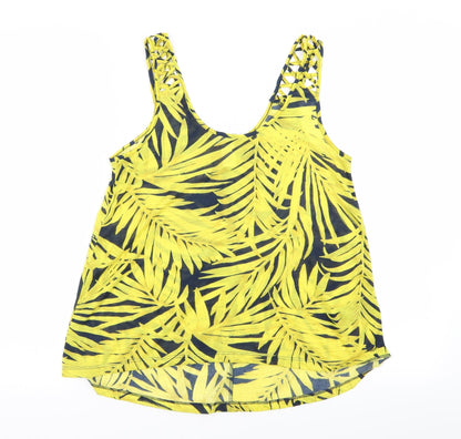 Womens UK Size 4 H&M Multicoloured Basic Tank
