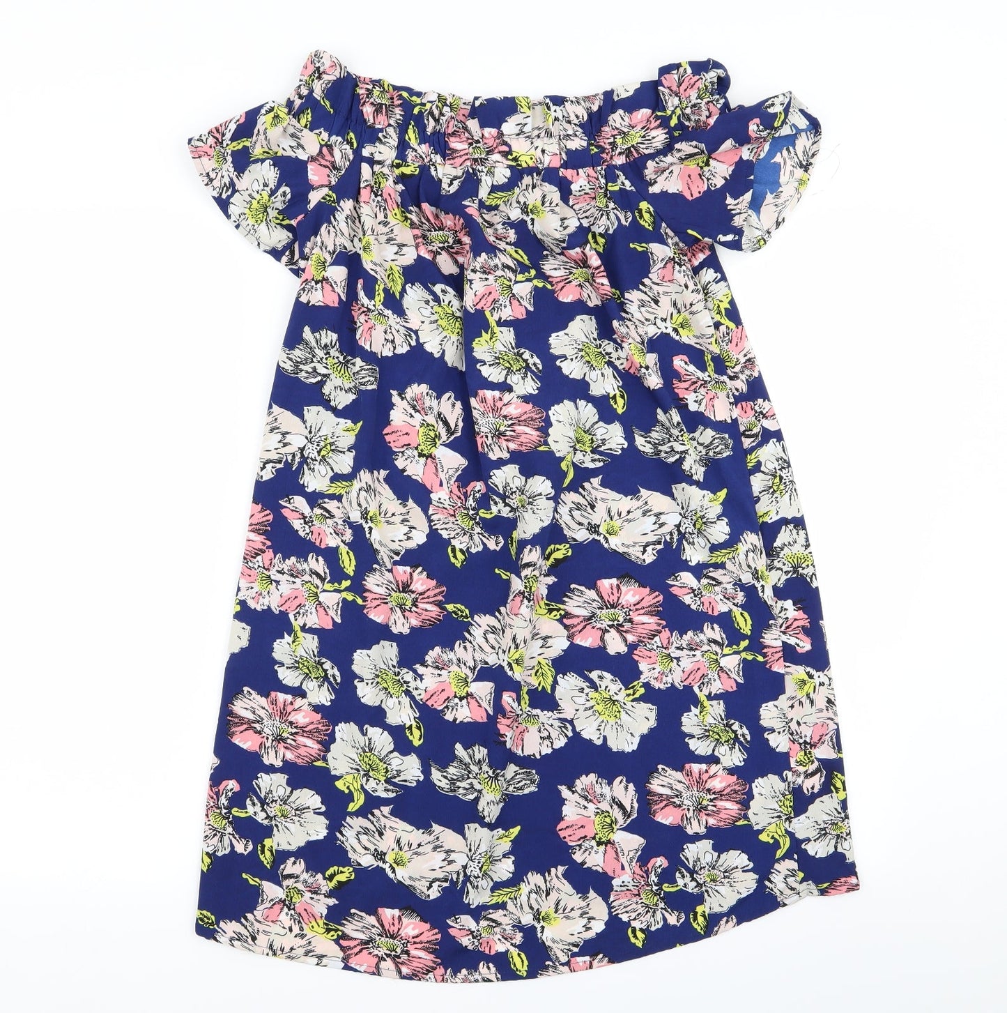 Primark Womens Multicoloured Floral  A-Line  Size 8