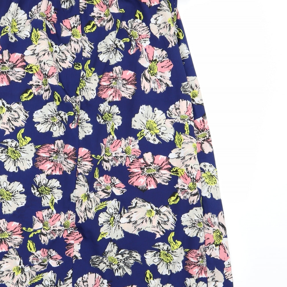 Primark Womens Multicoloured Floral  A-Line  Size 8