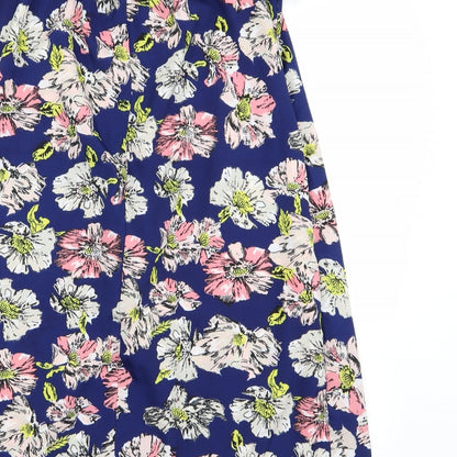 Primark Womens Multicoloured Floral  A-Line  Size 8