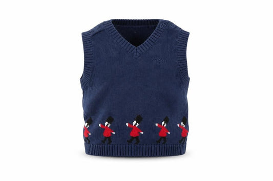 m Boys Blue Geometric  Pullover Jumper Size 0-3 Months