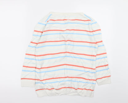 Gap Womens Multicoloured Striped  Pullover Jumper Size S