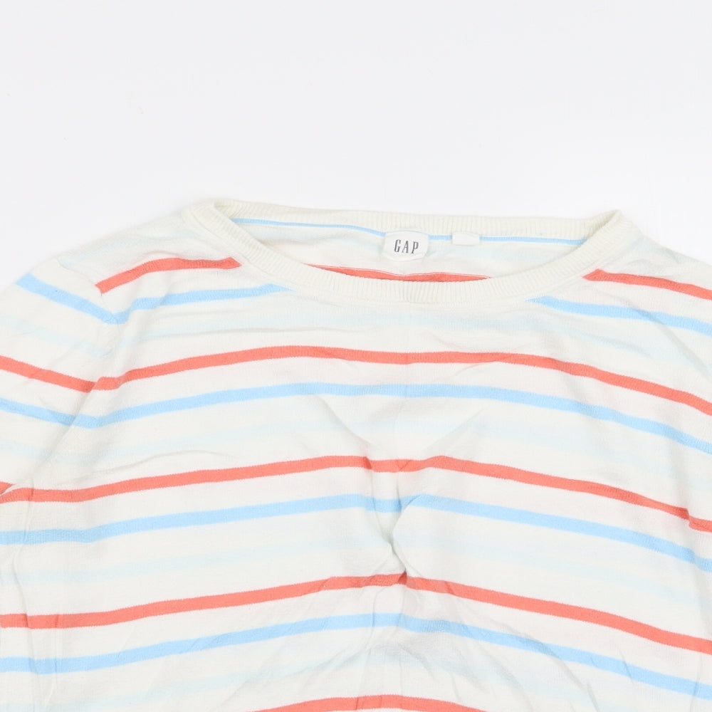 Gap Womens Multicoloured Striped  Pullover Jumper Size S