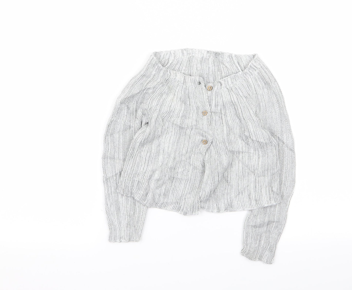 TU Girls Grey   Cardigan Jumper Size 2 Years  - SIZE 18-24M