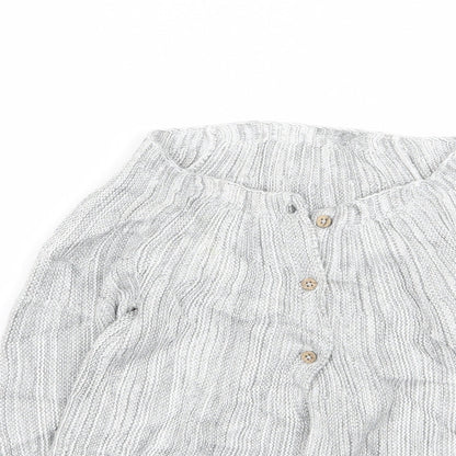 TU Girls Grey   Cardigan Jumper Size 2 Years  - SIZE 18-24M