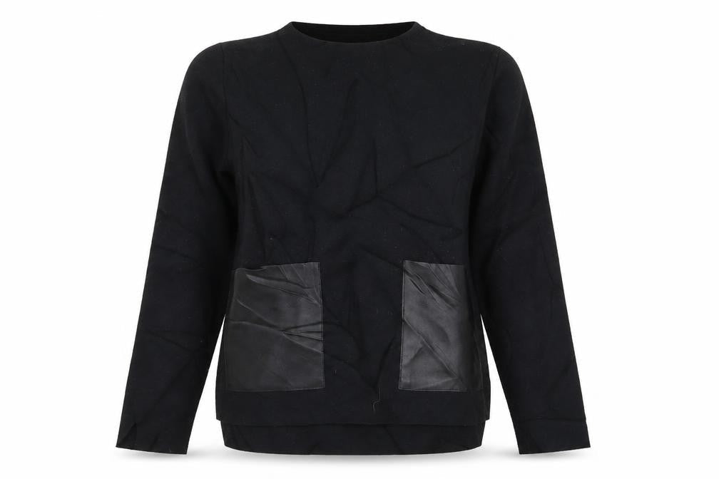 Womens UK Size S Zara Black Pullover Jumper