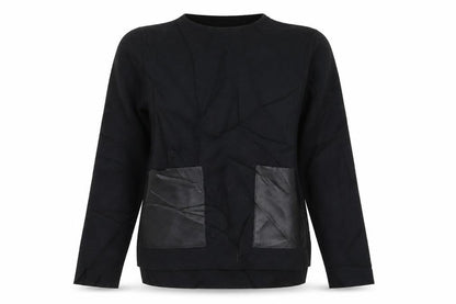 Womens UK Size S Zara Black Pullover Jumper