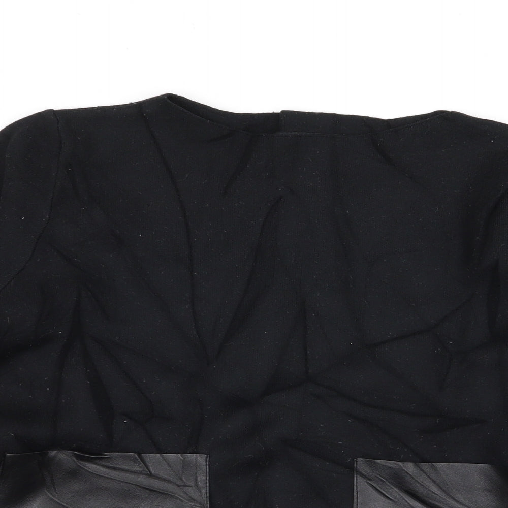 Womens UK Size S Zara Black Pullover Jumper