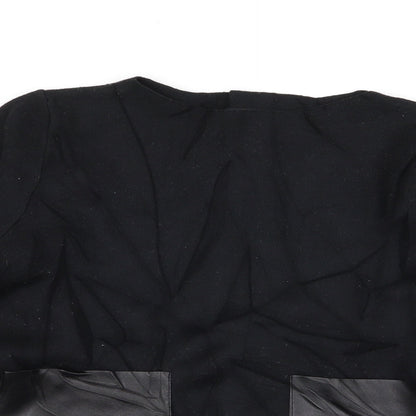 Womens UK Size S Zara Black Pullover Jumper