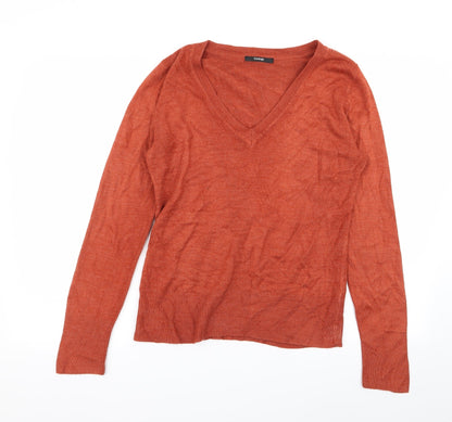 Asda George Womens Orange   Pullover Jumper Size 12