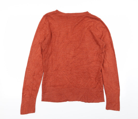 Asda George Womens Orange   Pullover Jumper Size 12