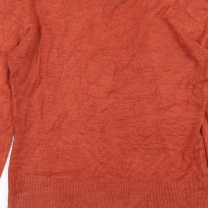 Asda George Womens Orange   Pullover Jumper Size 12