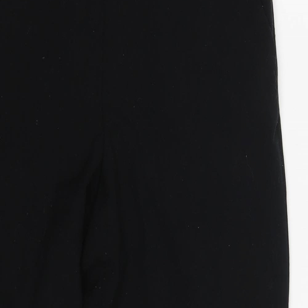M&S Womens Black   Trousers  Size 10 L21 in