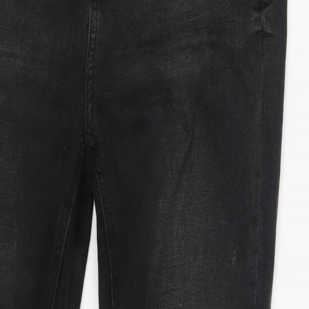 Denim Co. Womens Grey  Denim Skinny Jeans Size 12 L26 in