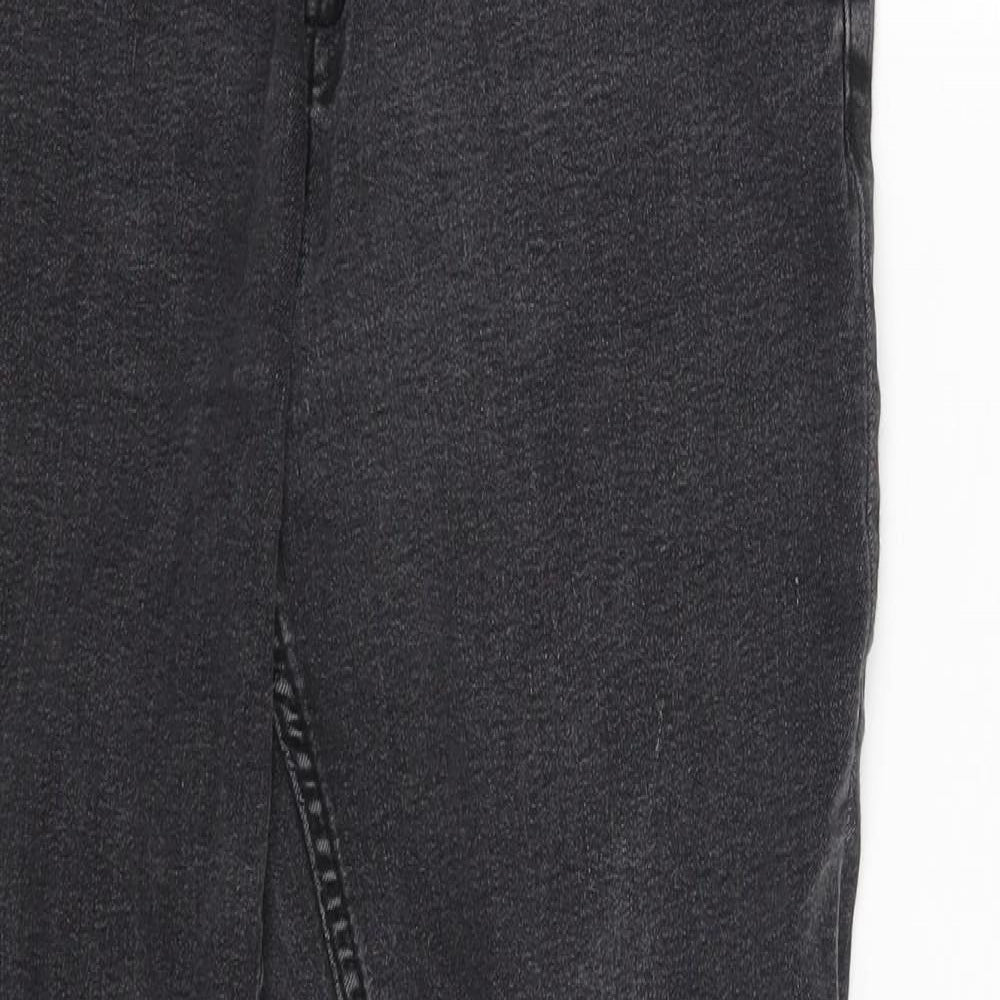 M&S Womens Grey  Denim Skinny Jeans Size 12 L26 in