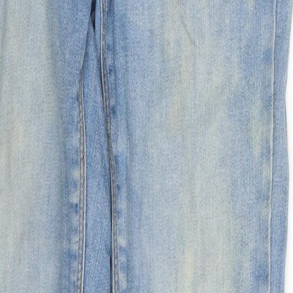 Denim Co. Womens Blue  Denim Skinny Jeans Size 10 L29 in