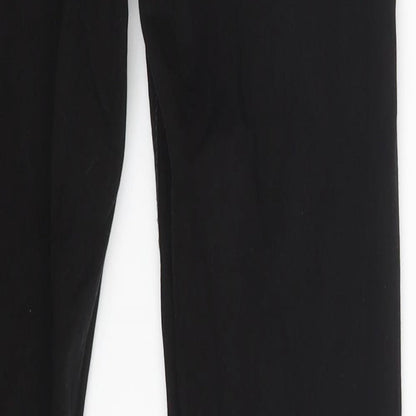 Womens UK Size 6 Waven Slim Fit Skinny Black Jeans