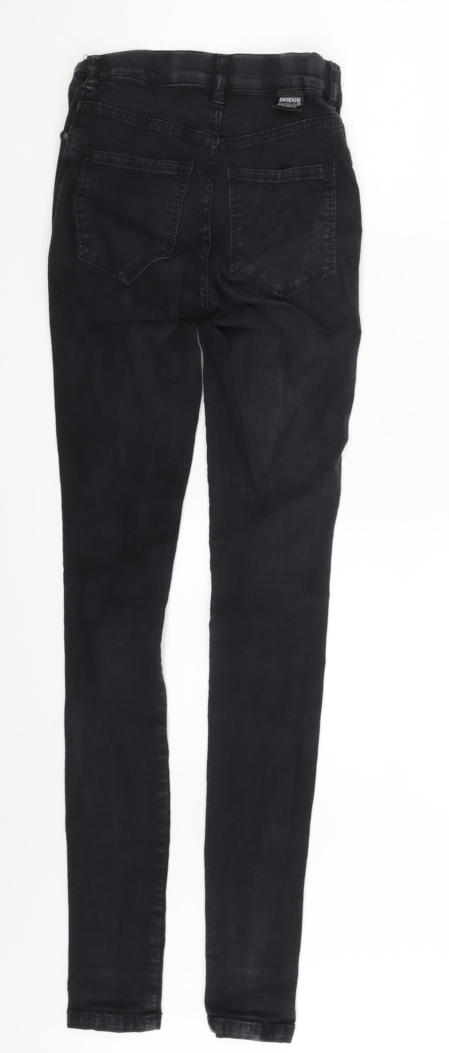 DrDenim Womens Black  Denim Skinny Jeans Size XS L29 in