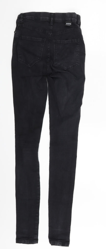 DrDenim Womens Black  Denim Skinny Jeans Size XS L29 in