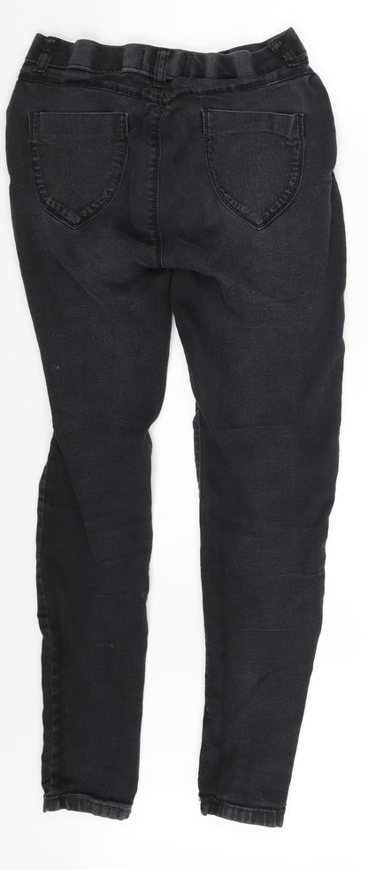 Eden Womens Grey  Denim Jegging Leggings Size 10 L26 in