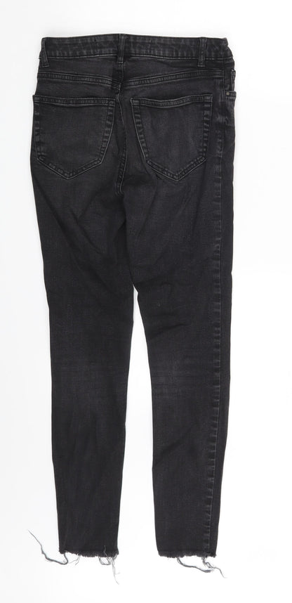 Denim Co. Womens Grey  Denim Skinny Jeans Size 6 L25 in