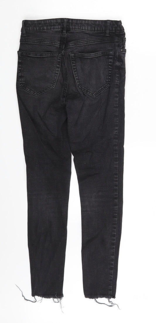 Denim Co. Womens Grey  Denim Skinny Jeans Size 6 L25 in