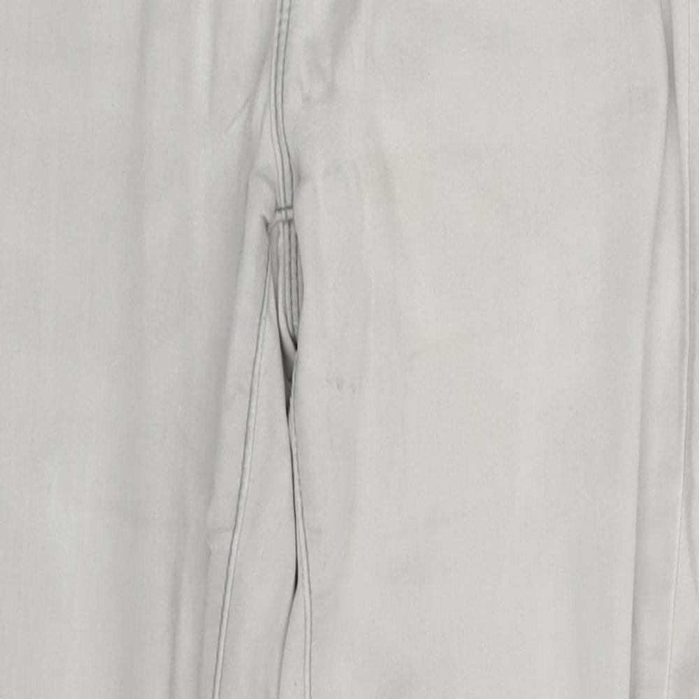 Denim Co. Womens White  Denim Skinny Jeans Size 12 L27 in