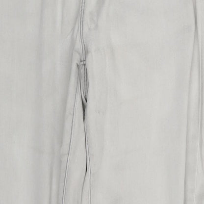 Denim Co. Womens White  Denim Skinny Jeans Size 12 L27 in