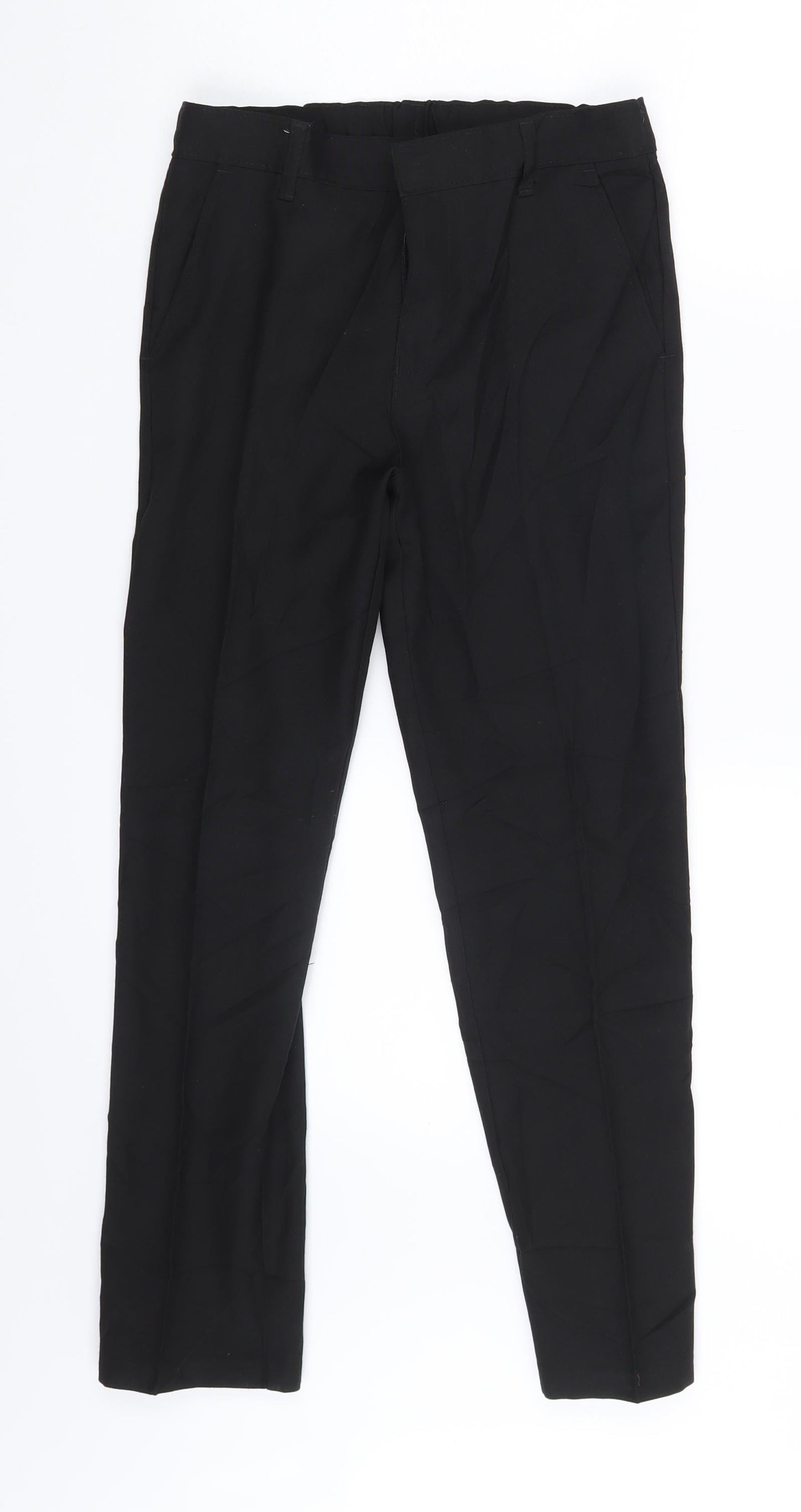M&S Girls Black   Dress Pants Trousers Size 9-10 Years