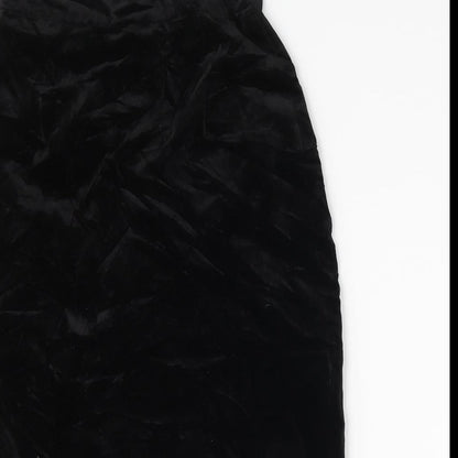 Preworn Womens Black   A-Line Skirt One Size  - Waist 20in