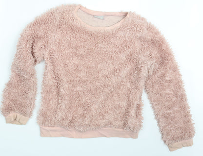 I Love Girlswear Girls Pink   Pullover Jumper Size 12-13 Years