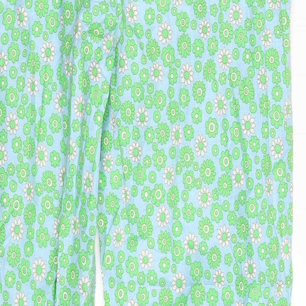 Whispers Womens Multicoloured Floral  Sweatpants Trousers Size L L27 in