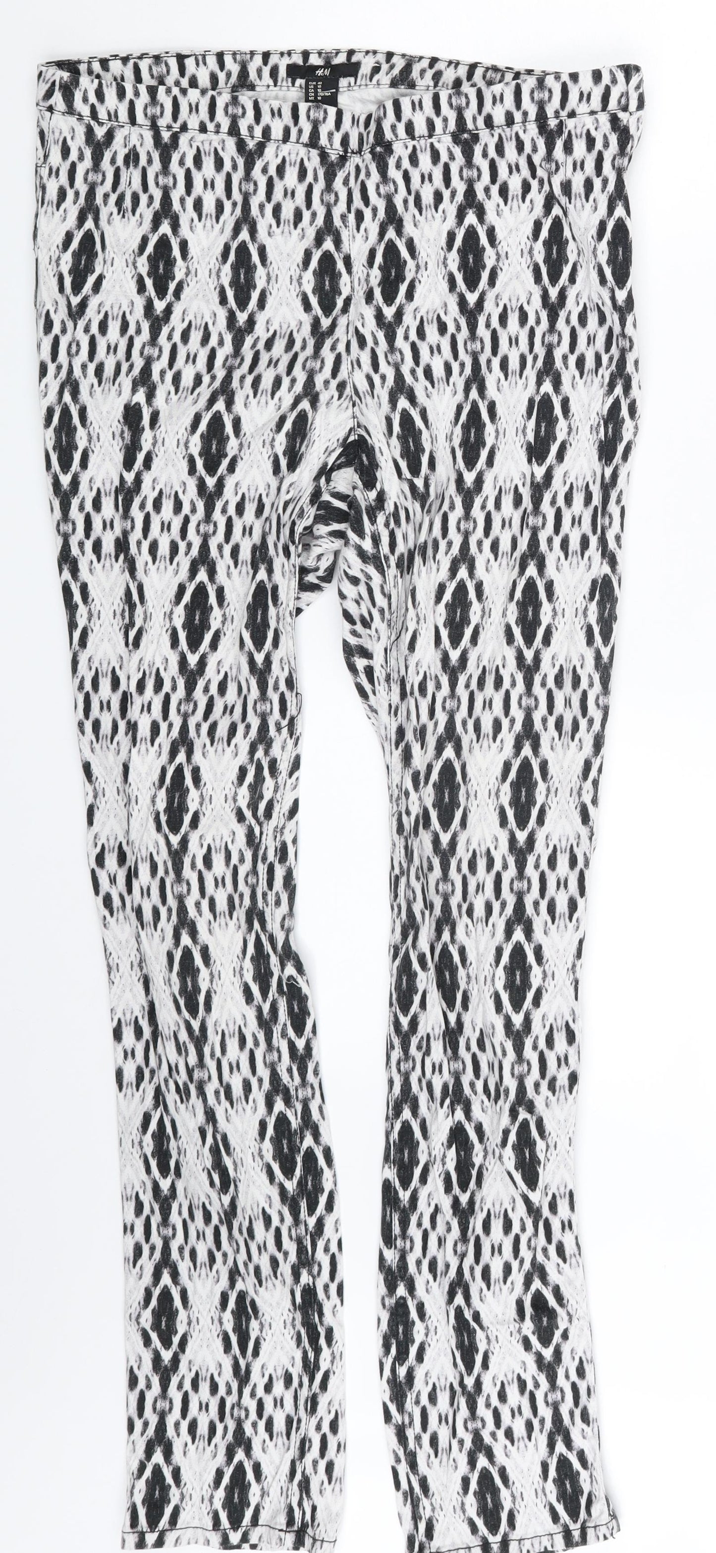 Womens UK Size 12 H&M  Jegging White Leggings