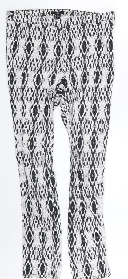 Womens UK Size 12 H&M  Jegging White Leggings