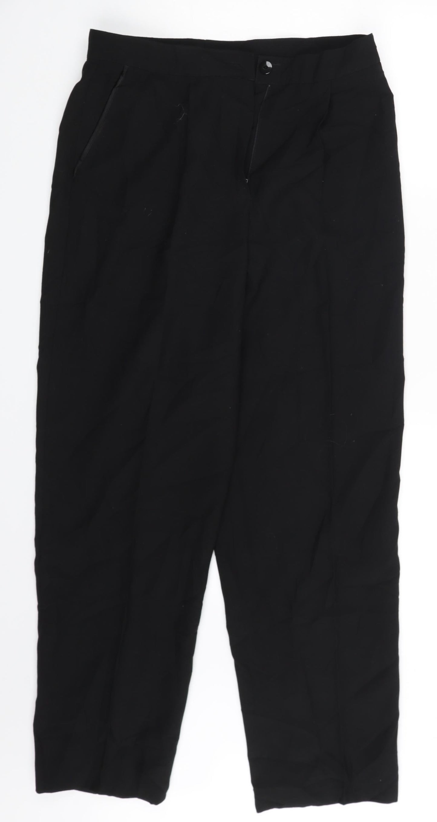 Alexander Womens Black   Trousers  Size 10 L27 in