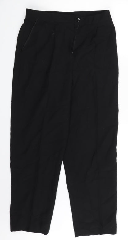Alexander Womens Black   Trousers  Size 10 L27 in