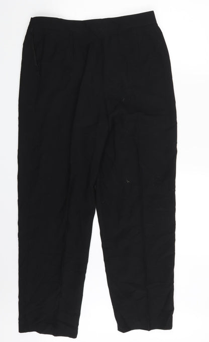 Alexander Womens Black   Trousers  Size 10 L27 in
